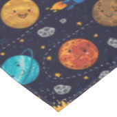 Happy Planets Tablecloth Tischdecke (Schrägansicht)