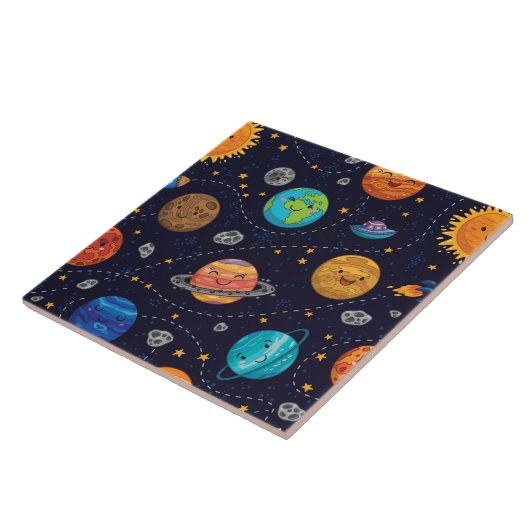 Happy Planets Tile Fliese (Seite)