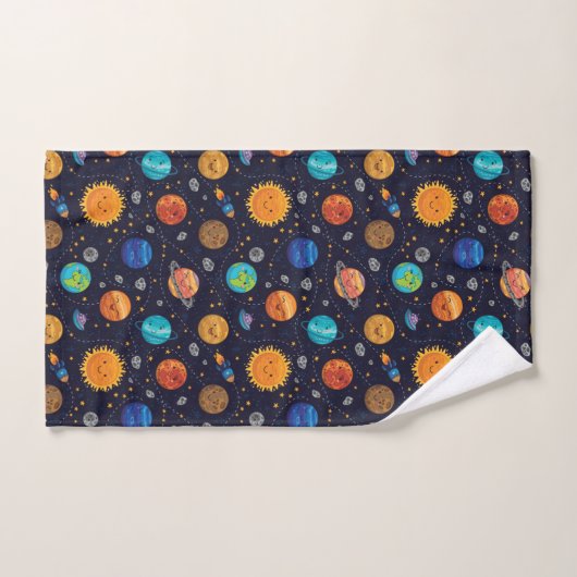 Happy Planets Towel Set (Handtuch)