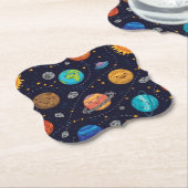 Happy Planets Untersetzer (angewinkelt)