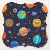 Happy Planets Untersetzer (Vorderseite)