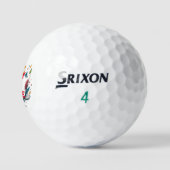Happy Play Flame Design Golfball (Logo)