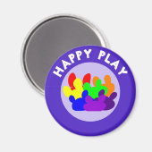 HAPPY PLAY MAGNET (Vorderseite/Rückseite)