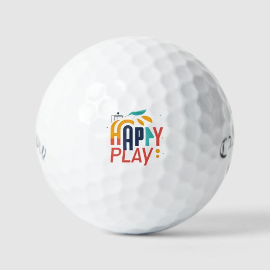 Happy Play Red Golfball (Vorderseite)