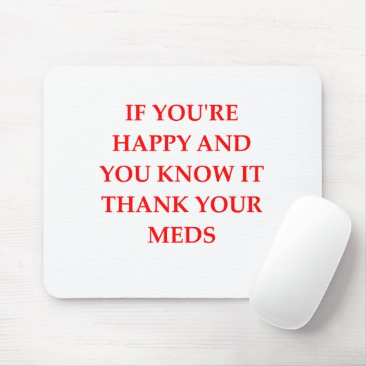 HAPPY.png Mousepad (Mit Mouse)