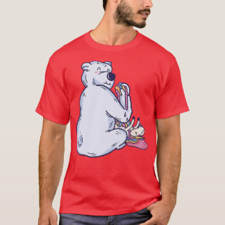 HAPPY POLA BEAR ESSEN EINER UNICORN Premium T-Shirt