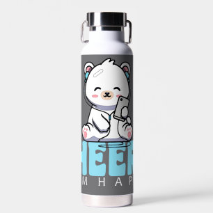 Happy Polar Bear Trinkflasche