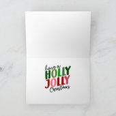 Happy Polar Bears Faltschachtel Weihnachtskarte Karte (Innenseite)