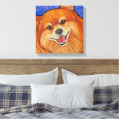 Happy Pom Leinwanddruck (Insitu (Schlafzimmer))