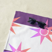 Happy Positive Magic Sun Pattern Beach Handtuch (Beispiel)