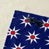 Happy Positive Magic Sun Pattern Beach Handtuch (Beispiel)