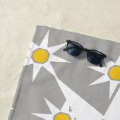 Happy Positive Magic Sun Pattern Beach Handtuch (Beispiel)