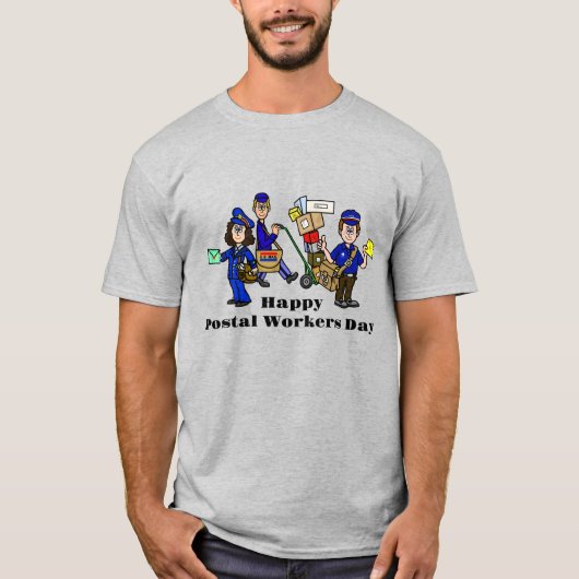 Happy Postal Workers Day T - Shirt (Vorderseite)