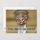 Happy Postcard Postkarte (Vorne/Hinten)