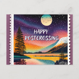 Happy Postcross Postcard Postkarte