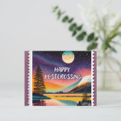 Happy Postcross Postcard Postkarte (Stehend Vorderseite)