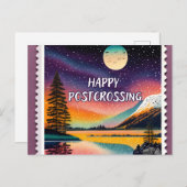 Happy Postcross Postcard Postkarte (Vorne/Hinten)