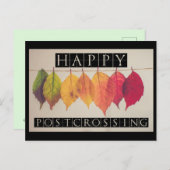 Happy Postcross Postcard Postkarte (Vorne/Hinten)