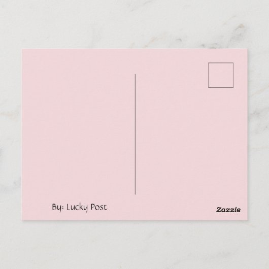 Happy Postcross Red Mailbox Postcard Postkarte (Rückseite)