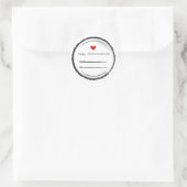 Happy Postcrossing postcard stickers (Tasche)