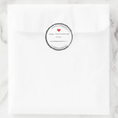 Happy Postcrossing postcard stickers (Tasche)