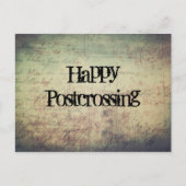 Happy Postcrossing Postkarte (Vorderseite)