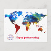 Happy postcrossing! postkarte (Vorderseite)