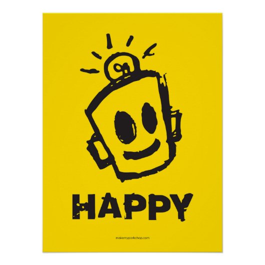 HAPPY Poster (Vorderseite)