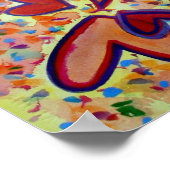 Happy Poster Print (Ecke)