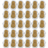 Happy Potato Aufkleber (Vorderseite)