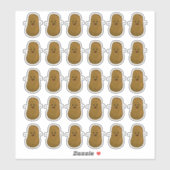 Happy Potato Aufkleber (Blatt)