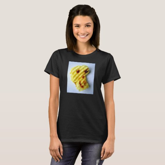 Happy Potato Chip Face T-Shirt (Vorne ganz)