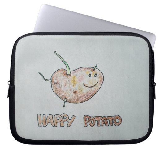 Happy Potato Electronics Bag Laptopschutzhülle (Vorderseite)