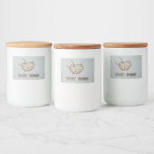 Happy Potato Food and Beverage Label Set Lebensmitteletikett (Flaschen)