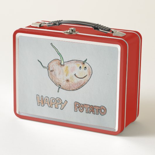 Happy Potato Metal Lunchbox (Vorderseite)