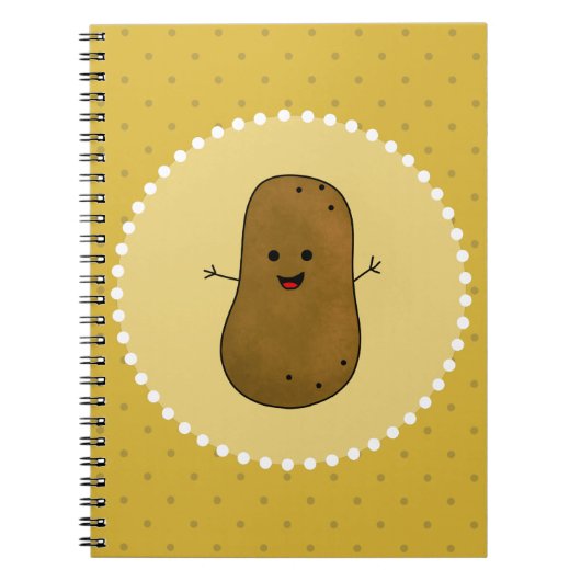 Happy Potato Notizblock (Vorderseite)