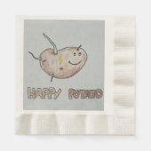 Happy Potato Paper Napkin Serviette (Vorderseite)