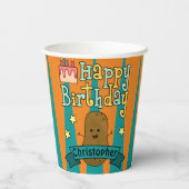 Happy Potato Party Time Pappbecher (Rückseite)