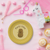 Happy Potato Party Time Pappteller (Party)