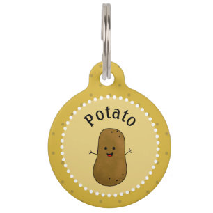 Happy Potato Personalisiert Haustiermarke