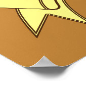 Happy Potato Personalisiert Poster (Ecke)