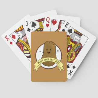 Happy Potato Personalisiert Spielkarten
