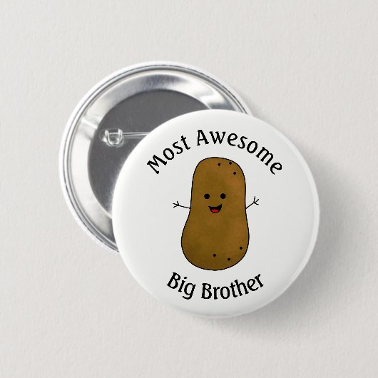 Happy Potato Phantastischste Big Brother Button (Vorne & Hinten)