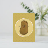 Happy Potato Postkarte (Stehend Vorderseite)