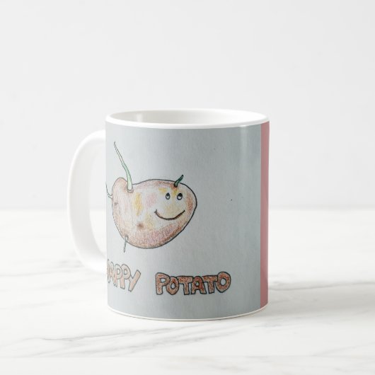 Happy Potato Tasse (Vorderseite Links)
