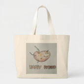 Happy Potato Tote Bag Jumbo Stoffbeutel (Vorne)