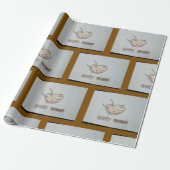 Happy Potato Wrapping Paper Geschenkpapier (Ungerollt)