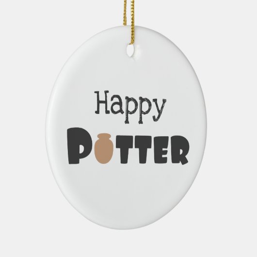 Happy Potter Keramik Ornament (Rechts)