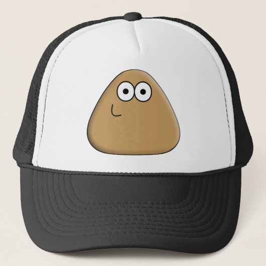 Happy Pou - Hat Truckerkappe (Vorderseite)