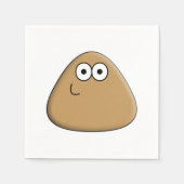 Happy Pou - Napkin Serviette (Vorderseite)